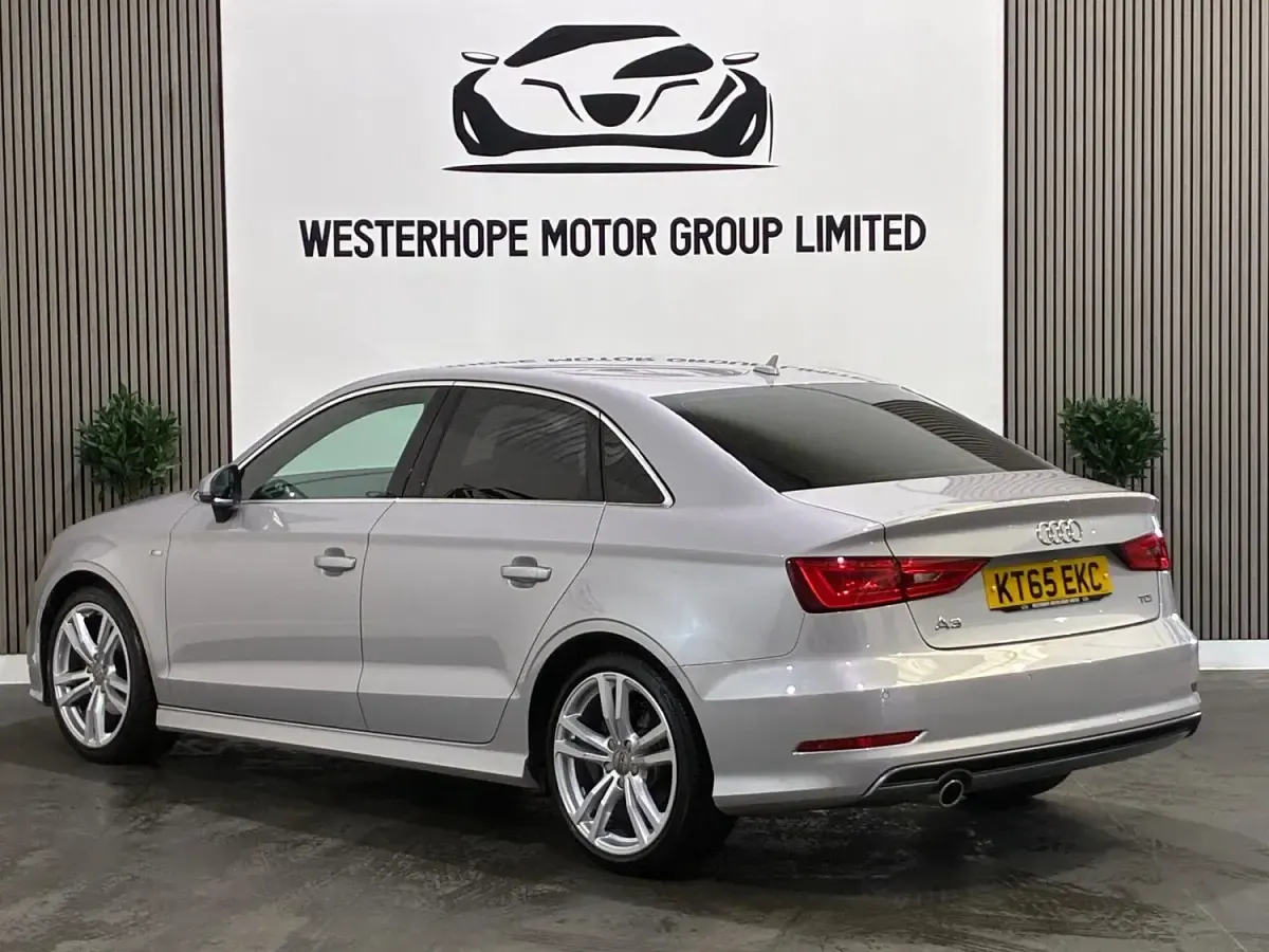 Used Audi A3 S-Line 110 HP (80 kW) 2016 Grey Sedan