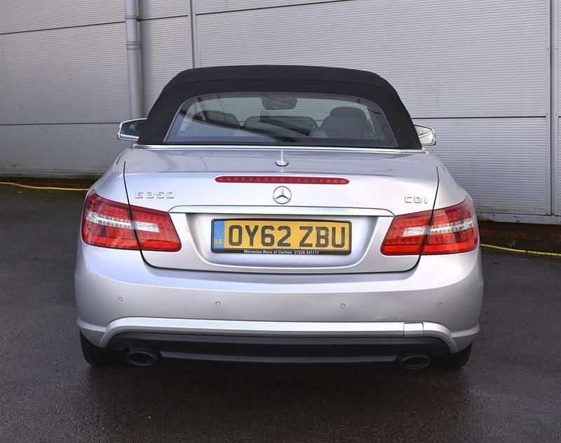 Used Mercedes E350 265 HP (194 kW) 2012 Iridium silver Cabriolet