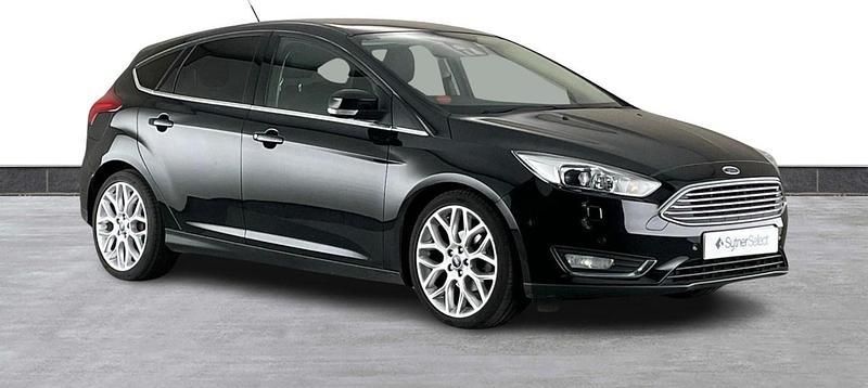 Panther black Used 2015 Ford Focus Titanium X Hatchback | £7,275 (Fair price) - Image 1/4