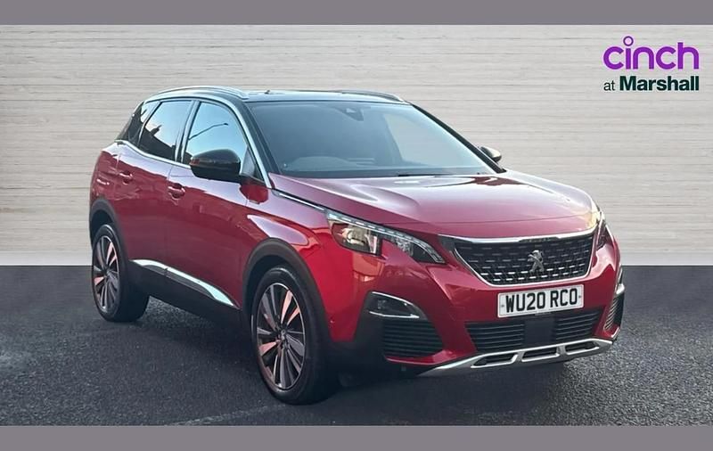 Red Used 2020 Peugeot 3008 Premium SUV | £15,030 (Fair price) - Image 1/4