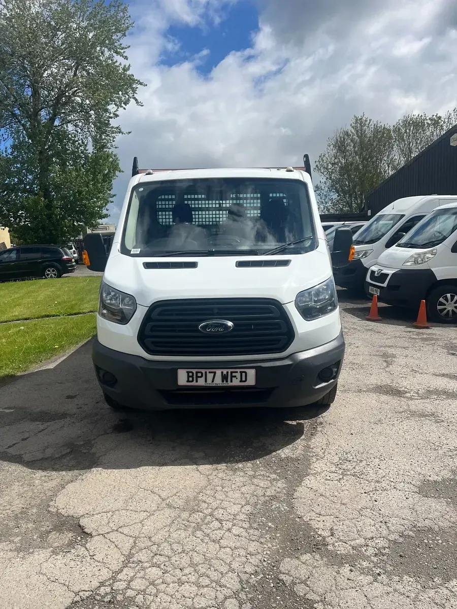 Used Ford Transit 130 HP (95 kW) 2017 White Cabriolet
