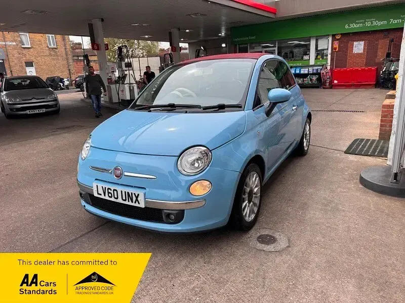 Used Fiat 500C Lounge 2010 Blue Cabriolet