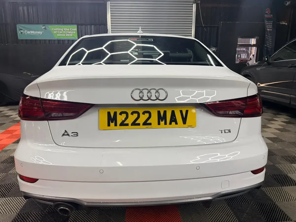 Used Audi A3 S-Line 110 HP (80 kW) 2016 White Sedan