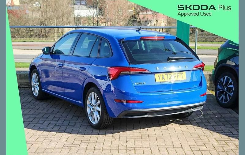 Used Skoda Scala SE L 108 HP (79 kW) 2023 Blue Hatchback