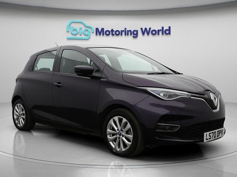 Mauve/purple Used 2020 Renault Zoe Iconic Hatchback | £9,200 (Fair price) - Image 1/4