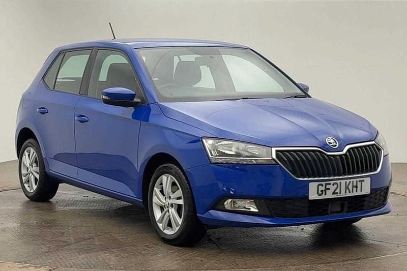 Used Skoda Fabia SE 60 HP (44 kW) 2021 Blue Hatchback