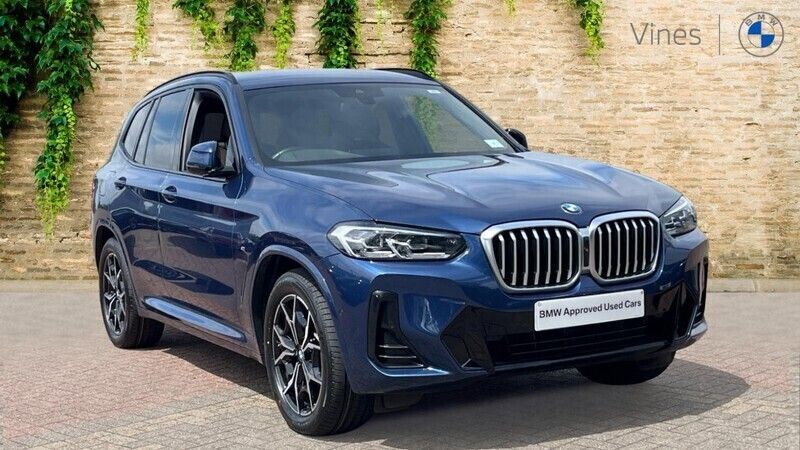 Blue Used 2022 BMW X3 M Sport SUV | £37,456 (Fair price) - Image 1/4