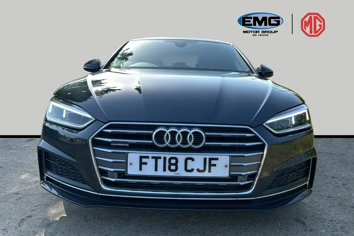 Used Audi A5 Sportback S-Line 252 HP (185 kW) 2018 Grey Hatchback