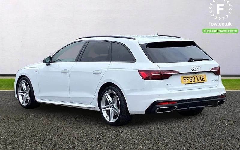 Used Audi A4 Black Edition 150 HP (110 kW) 2020 White Estate