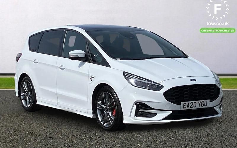 Begagnad Ford S-MAX ST-Line 190 HK (139 kW) 2020 Vit Minibuss
