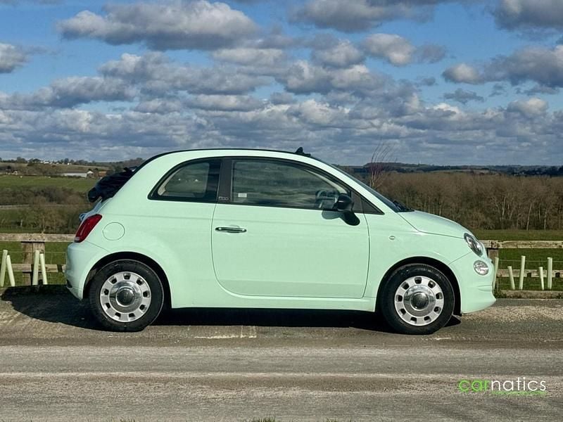 Used Fiat 500C Pop 69 HP (50 kW) 2016 Green Cabriolet