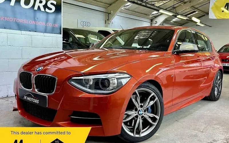 Used BMW M135 M Performance 320 HP (235 kW) 2014 Orange Hatchback