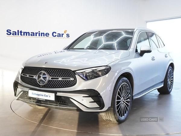 Silver Used 2023 Mercedes GLC300e AMG Line Premium Plus Estate | £45,990 - Image 1/4
