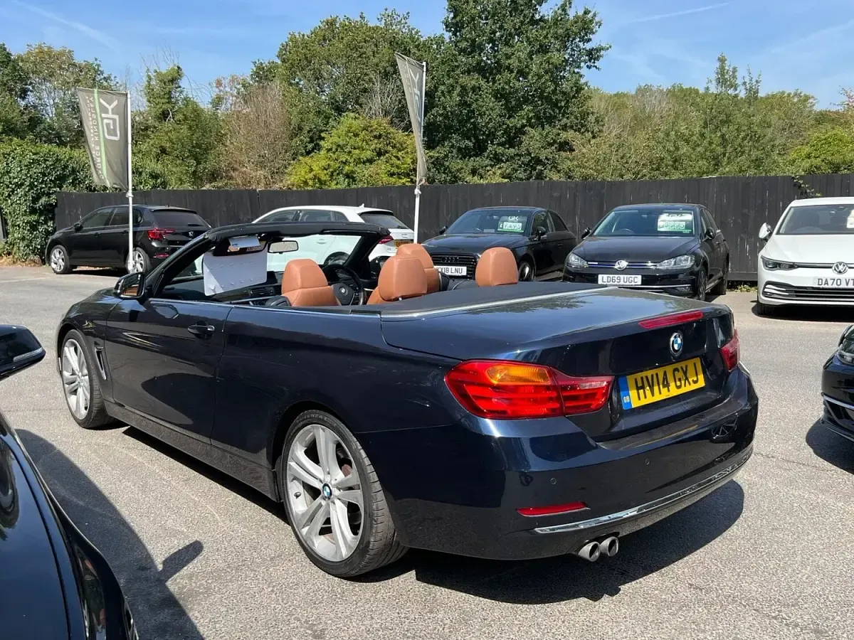Used BMW 428 Luxury Line 2014 Blue Cabriolet