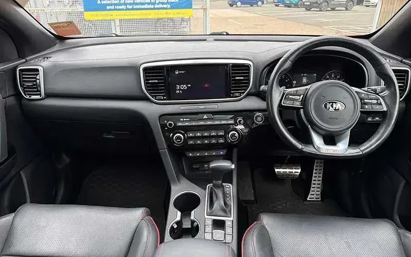 Used Kia Sportage GT-Line S 177 HP (130 kW) 2021 Red SUV