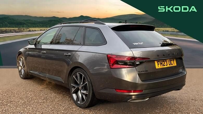 Used Skoda Superb SportlinePlus 200 HP (147 kW) 2023 Grey Estate