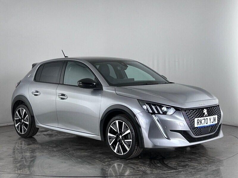 Grey Used 2020 Peugeot 208 GT-line Hatchback | £15,450 (Fair price) - Image 1/3