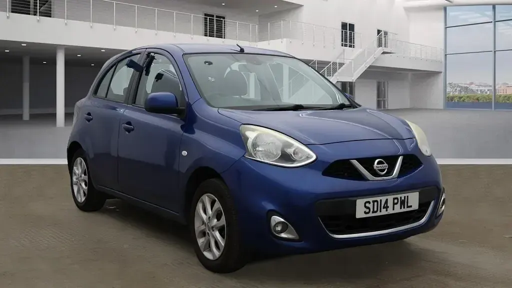 Used Nissan Micra Acenta 80 HP (58 kW) 2014 Blue Hatchback