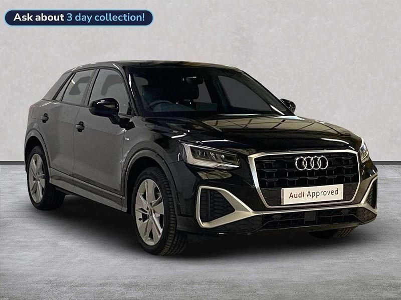 Black Used 2021 Audi Q2 S-Line SUV | £20,037 (A bit pricey) - Image 1/4