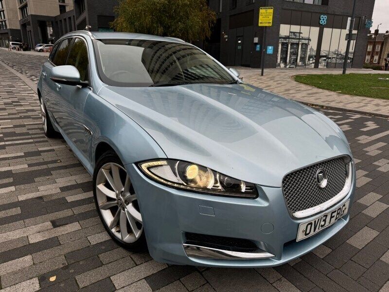 Blue Used 2013 Jaguar XF Premium Luxury Sedan | £3,850 (Fair price) - Image 1/4