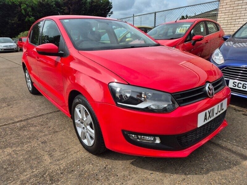 Red Used 2011 VW Polo Match Hatchback | £3,995 (Good price) - Image 1/4