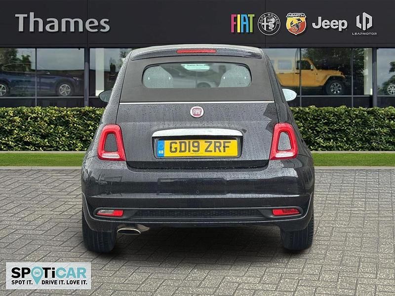 Used Fiat 500C Rock 69 HP (50 kW) 2019 Black Cabriolet