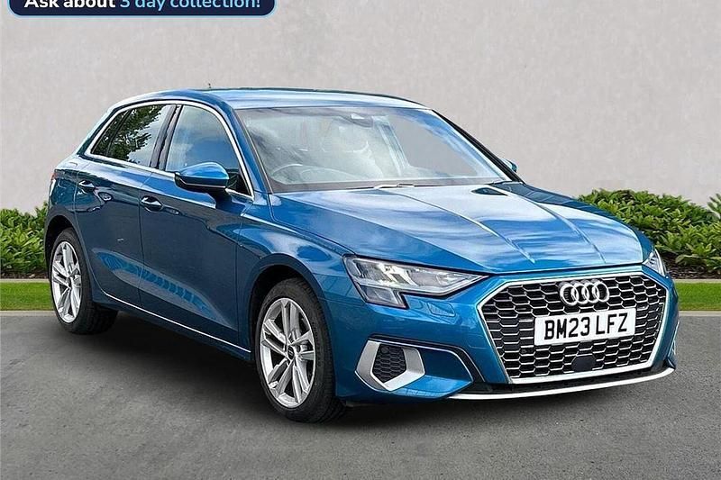 Blue Used 2023 Audi A3 Sport Hatchback | £20,877 (Fair price) - Image 1/4