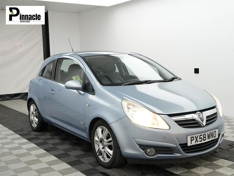 Blue Used 2008 Vauxhall Corsa Design Edition Hatchback | £3,995 (Fair price) - Image 1/3