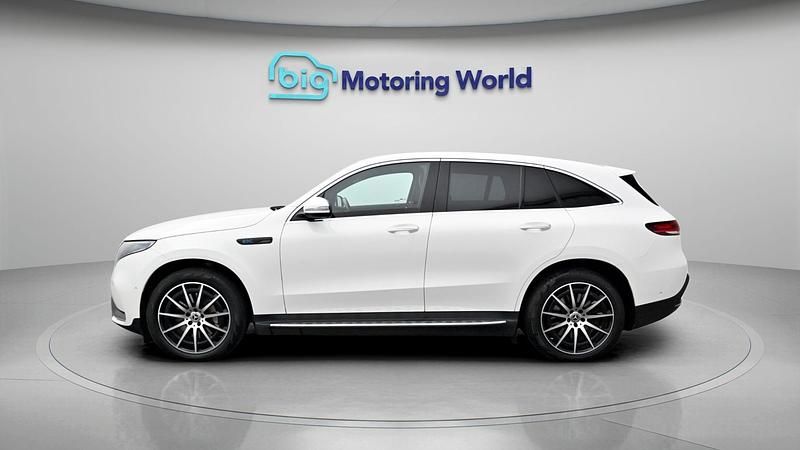 Used Mercedes EQC400 AMG line 300 kW (408 HP) 2021 White SUV