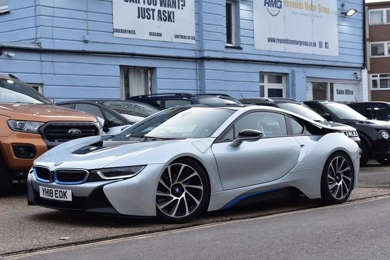 Used BMW i8 Comfort Edition 362 HP (266 kW) 2017 Silver Coupe