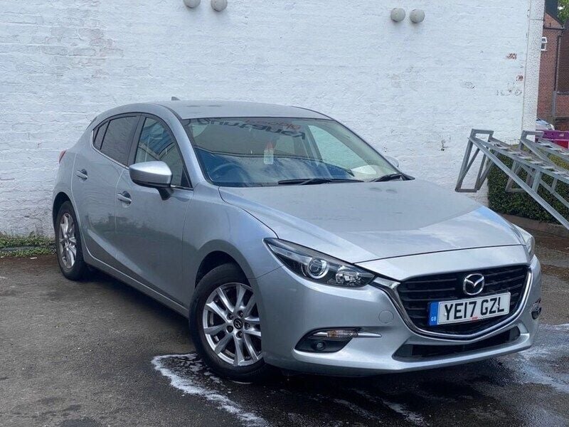 Silver Used 2017 Mazda 3 Hatchback | £9,492 (Good price) - Image 1/4