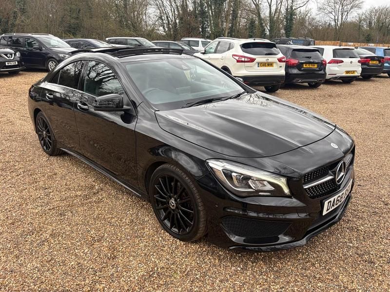 Used Mercedes CLA220 AMG line 2018 Black Sedan