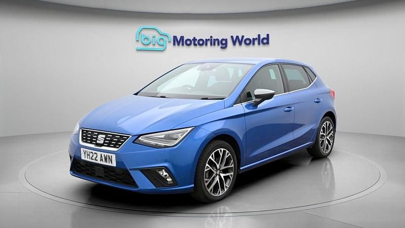 Used Seat Ibiza XCELLENCE Lux 109 HP (80 kW) 2022 Blue Hatchback