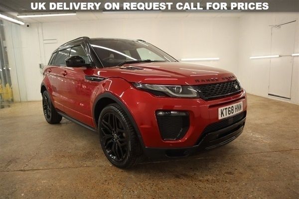 Red Used 2019 Land Rover Range Rover evoque HSE Dynamic SUV | £17,490 (Super price) - Image 1/3