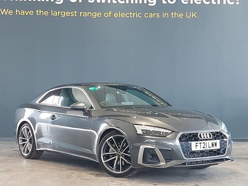 Used Audi A5 S-Line 204 HP (150 kW) 2021 Grey Coupe
