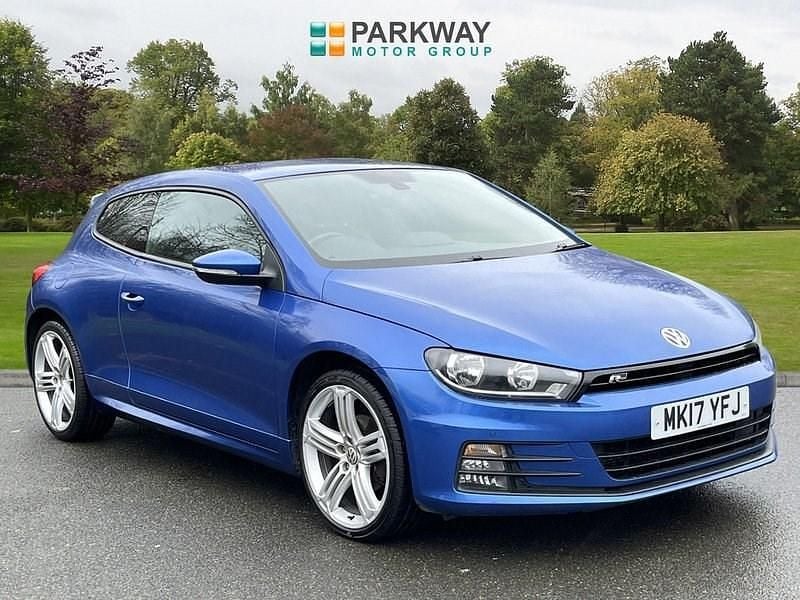 Begagnad VW Scirocco R-line 2017 Blå Sportkupé