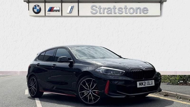 Black Used 2021 BMW 128 M Sport | £25,490 (A bit pricey) - Image 1/4