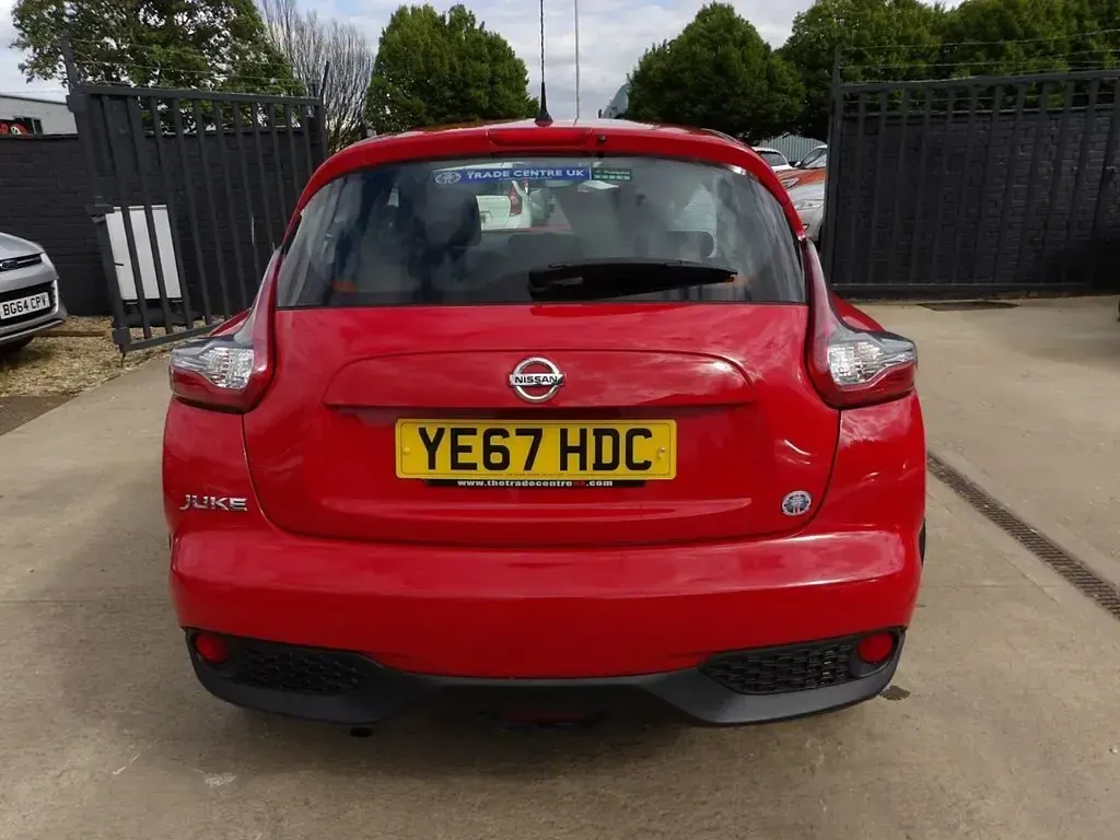 Used Nissan Juke Visia 94 HP (69 kW) 2017 Red SUV