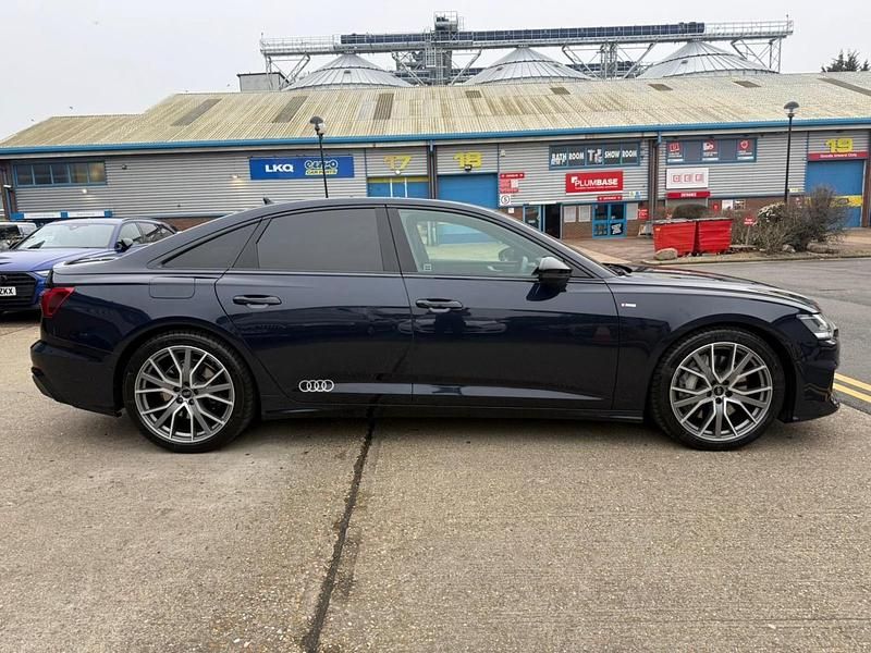 Used Audi A6 Black Edition 2023 Blue Sedan