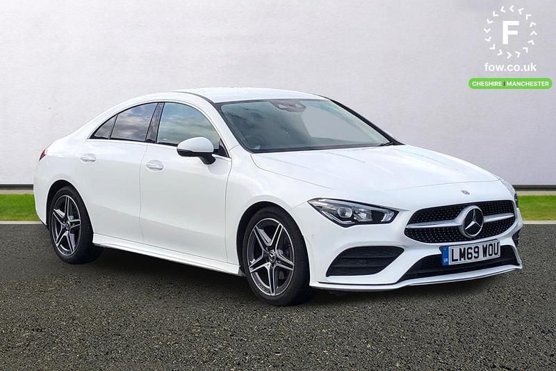 Used Mercedes CLA180 AMG Line Premium 136 HP (100 kW) 2020 White Sedan