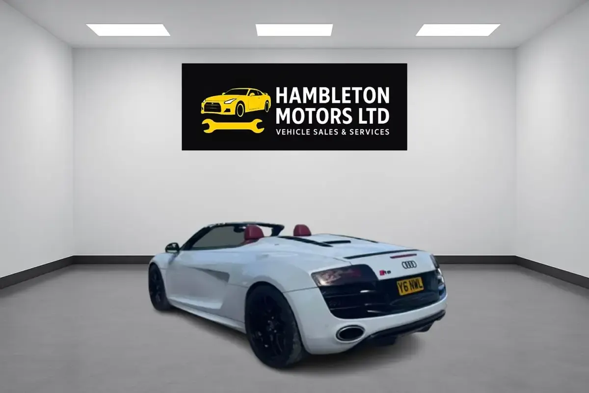 Begagnad Audi R8 Coupé Advanced 2011 Vit Sportkupé