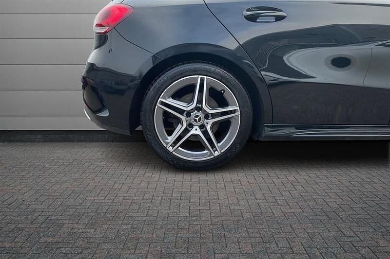 Used Mercedes A200 AMG line 163 HP (119 kW) 2020 Cosmos black Hatchback