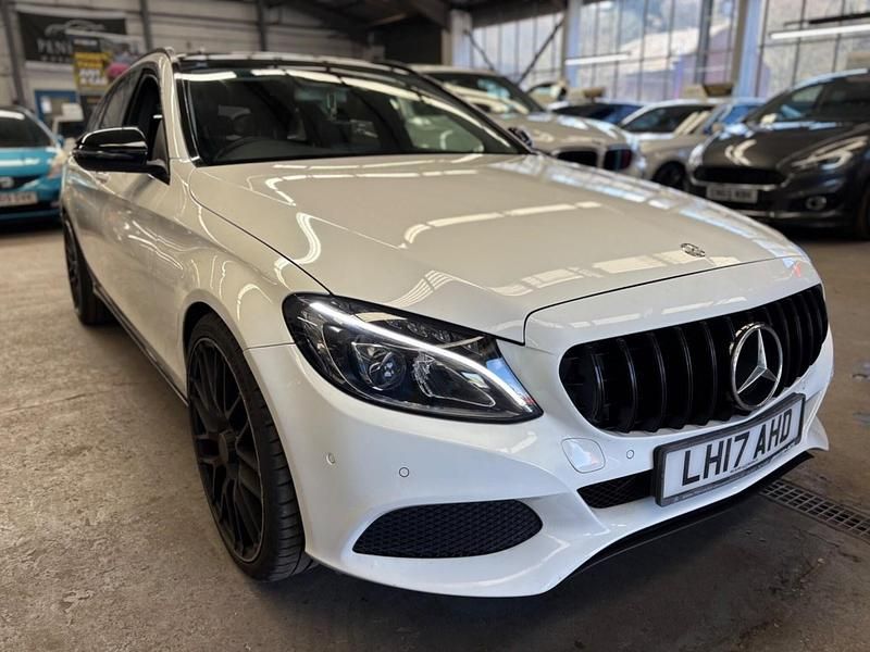 Used Mercedes C200 Premium 2017 White Estate