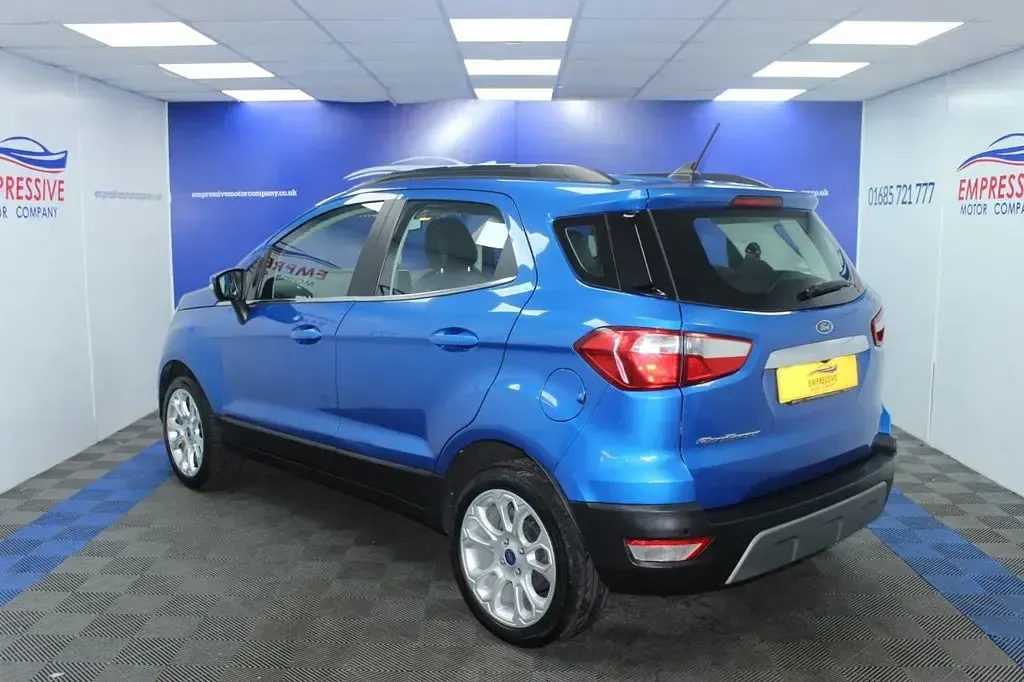 Used Ford Ecosport Titanium 125 HP (91 kW) 2021 Blue SUV