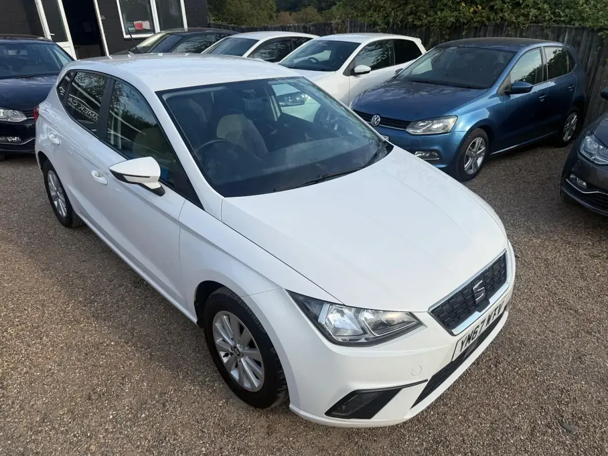 Used Seat Ibiza SE Technology 75 HP (55 kW) 2018 White Hatchback