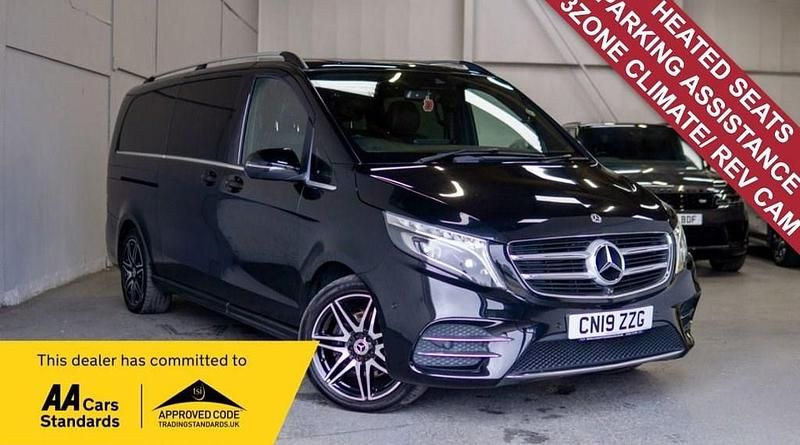 Used Mercedes V250 AMG line 2019 Black MPV