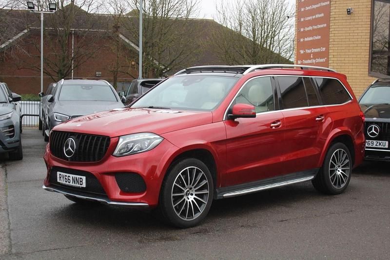 Used Mercedes GLS350 258 HP (189 kW) 2017 Red SUV