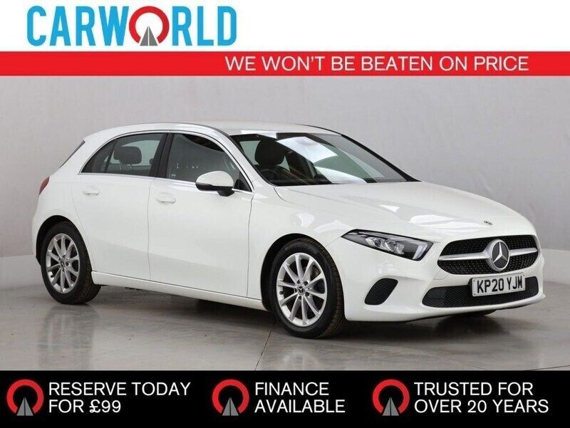 White Used 2020 Mercedes A180 Hatchback | £14,790 (Good price) - Image 1/3