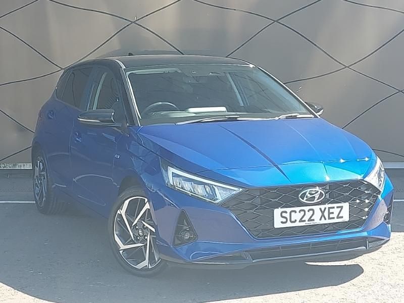 Blue Used 2022 Hyundai i20 Ultimate Hatchback | £16,998 (Fair price) - Image 1/4