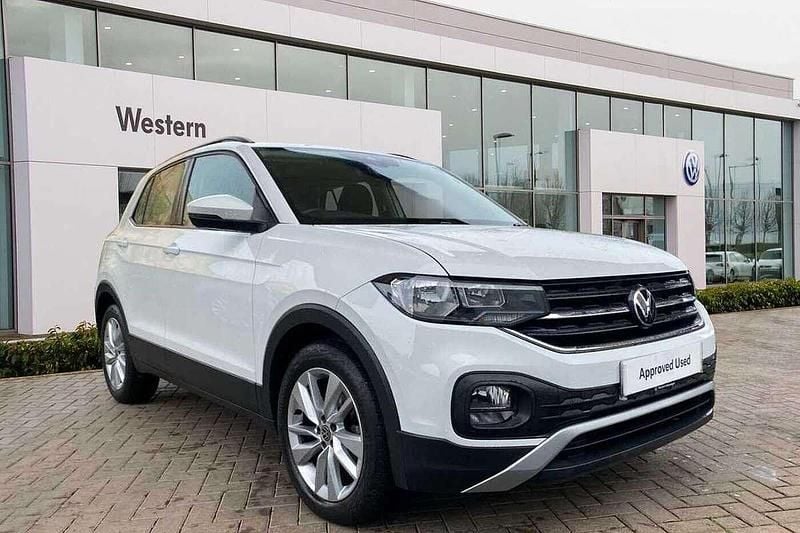 White Used 2021 VW T-Cross SE SUV | £18,598 (Fair price) - Image 1/4